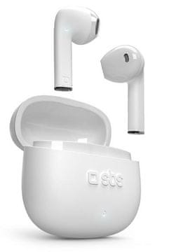 SBS bežične slušalice u jednoj boji, bijele