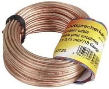 Hama zvučnički kabel 2x0,75 mm 10 m