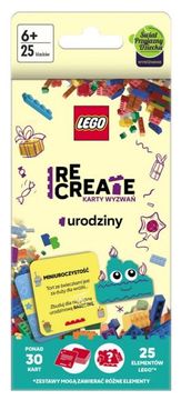 LEGO knjiga za rekonstrukciju. Kartice s izazovima. Rođendani