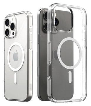 araree Duple M maskica za iPhone 16 Pro, prozirna