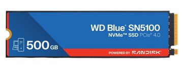 SanDisk WD Blue SN5100 SSD 500GB plavo-crveni