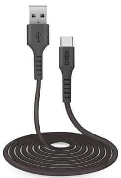 SBS USB-C kabel 3 m crni
