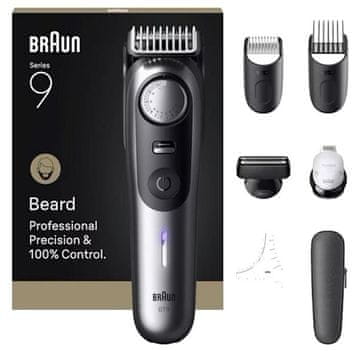 Braun BT9520 trimer siva i crna boja