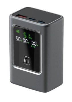 SBS Powerbank 10000mAh LCD 35W PD siva