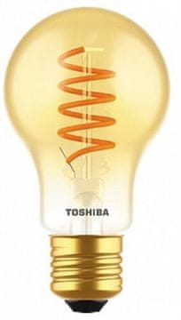 TOSHIBA Filament Spiral Amber A60 LED žarulja 4.5W 2200K E27
