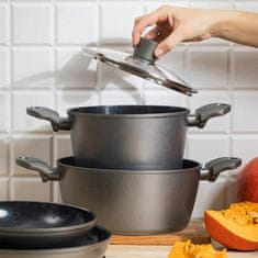 Ambition VERSO lonac s poklopcem, visoki, Qualum Ceramic, 20 cm / 3,6 l