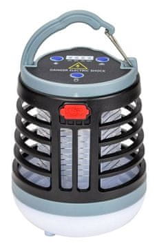 1200mAh lampa za ubijanje insekata sivo-crna