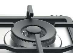 Whirlpool TGML661IX plinska ploča za kuhanje s više razina plamena, dvostruka kruna, wok plamenik, 58 cm, nehrđajući čelik