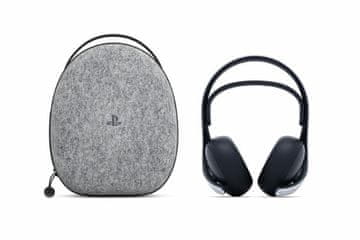 Sony Pulse Elite slušalice s futrolom za PS5/PS Portal/PC/Mac/mobilne uređaje crno-bijele