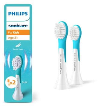 Philips za djecu HX6032/90 glave za četkicu za zube, 2 kom., bijele i plave