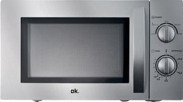 Mikrovalna pećnica u redu. OMW 1231 S BU Srebrna