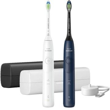 Philips Sonicare 5500 HX7119/01 Set soničnih četkica za zube, bijela, plava i crna
