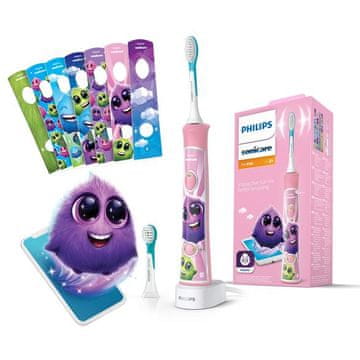 Philips HX6352/42 Kids ružičasta sonična četkica za zube