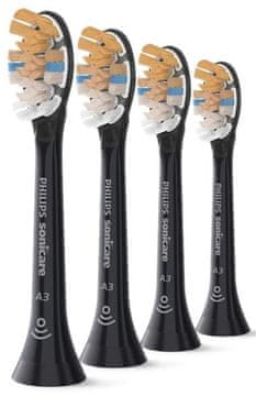 Philips Premium All-in-One HX9094/88 glave za četkicu za zube, 4 kom, crne