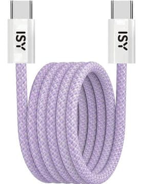 USB kabel tipa C IUC-5400-PR 1m magnetski ljubičasti