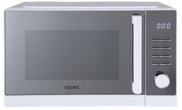 KMWG 2322-42 DW Mikrovalna pećnica s roštiljem Bijela i srebrna 23l 900/1000W Ploča LED zaslon 8 programa kuhanja