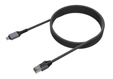 Mrežni kabel USB-C-RJ-45 IPC-7001 crne boje