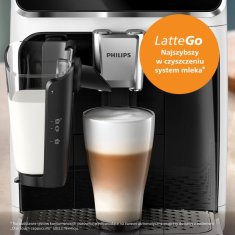 Philips EP3343/50 Latte Go Series 3300 aparat za espresso, bijela i crna