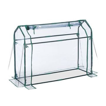 Northix PVC staklenik od folije s rolo vratima za vrt