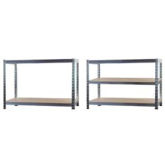 Malatec Malatec metalni regal 220x100x45 cm – 5 polica (nosivost 875 kg)