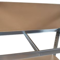 Malatec Malatec metalni regal 220x100x45 cm – 5 polica (nosivost 875 kg)