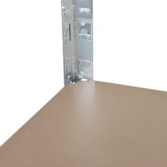 Malatec Malatec metalni regal 220x100x45 cm – 5 polica (nosivost 875 kg)