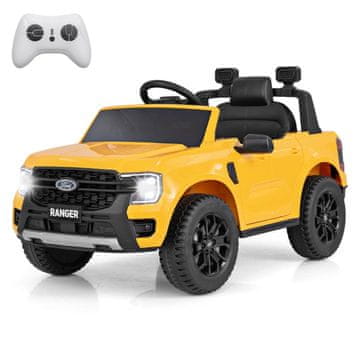 Northix 12V Električni Automobil za Djecu s Daljinskim Upravljanjem Žuti