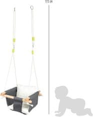 Small foot Drvena ljuljačka Comfort za bebe i malu djecu