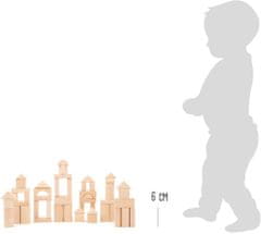 Small foot Dječji drveni kockice, set od 50 komada