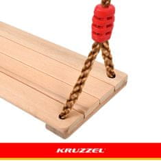 Kruzzel Dječja drvena vrtna ljuljačka 40x16 cm
