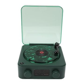 VYZIO® Retro Bluetooth zvučnik s projekcijom valova, RGB LED svjetla, USB punjiva baterija 1500 mAh | VIVAPLAY