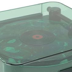 VYZIO® Retro Bluetooth zvučnik s projekcijom valova, RGB LED svjetla, USB punjiva baterija 1500 mAh | VIVAPLAY Zelena