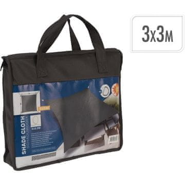 ProGarden Kvadratni sjenilni platno, 3 m, sivo