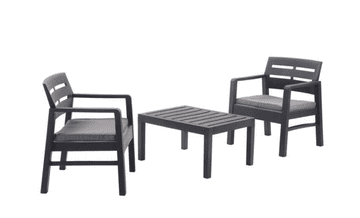 IPAE Lombok 2+1 garnitura, antracit (080620)