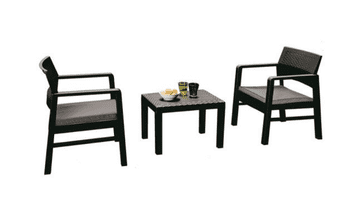 IPAE Kraka 2+1 garnitura, antracit (079730)