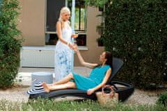 KETER ATLANTIC Vrtna Ležaljka, Grafit, Plastika, 110kg, 197x74x94 cm