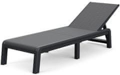 KETER ATLAS (MALLORCA) podesivi ležaljka - grafit, izdržljiv i kompaktan dizajn