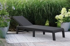 KETER ATLAS (MALLORCA) podesivi ležaljka - grafit, izdržljiv i kompaktan dizajn