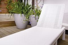 KETER ATLAS MALLORCA Ležaljka, Podesiva, Bijela, Otporna na UV, Laka za Održavanje