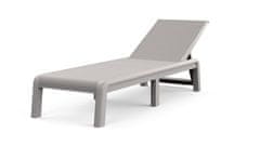 KETER Keter Mallorca Atlas ležaljka s podesivim naslonom, cappuccino 188x58 cm