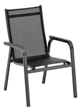 Kettler KETTLER BASIC PLUS aluminijska fotelja na slaganje, antracit, 66x70x99 cm