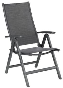 Kettler KETTLER SIMPLY podesiva sklopiva vrtna stolica, aluminij, antracit (mat)