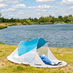 Trizand sklopivi šator, 220x120x90 cm, bijelo-plavi