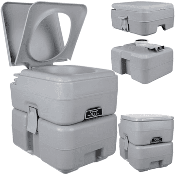 Trizand prijenosni zahod, modularni, 20+12 L