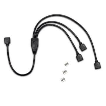 Inter-tech RGB Y-adapter 2x15 cm 1x25 cm