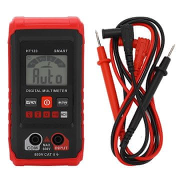 VYZIO® Ručni digitalni voltmetar s automatskim mjerenjem, beskontaktno detektiranje napona, LED zaslon i radno svjetlo | AMPTRON