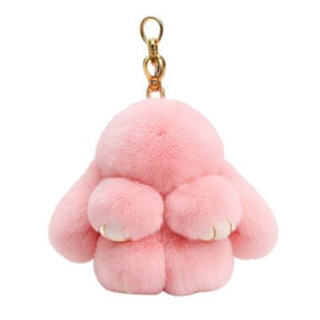 VIVVA® Premium privjesak za ključeve zeko 14 cm od mekanog umjetnog krzna, dekorativni privjesak za torbe i ključeve | BUNNPY