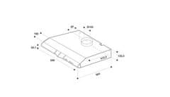 Whirlpool Klasična napa WCN 65 FLK