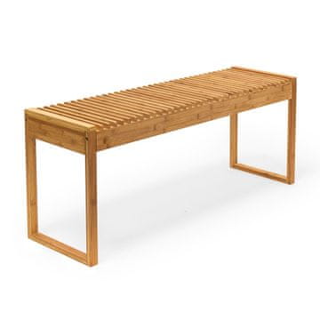 Northix Klupa od prirodnog bambusa za unutarnju i vanjsku upotrebu 120 cm
