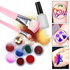 MG Tattoo Kit set za tetoviranje za djecu, šljokičasti